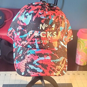 FIELD GRADE "No F*cks Given" Camouflage Adjustable Men's Baseball Cap OS‎
